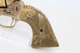 ONE-OF-A-KIND Engraved Pair of Antique COLT SAAs - 20 of 25