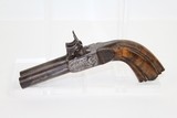 ENGRAVED Pair of Antique DOUBLE BARREL .43 Pistols - 16 of 25