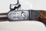 ENGRAVED Pair of Antique DOUBLE BARREL .43 Pistols - 22 of 25