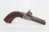 ENGRAVED Pair of Antique DOUBLE BARREL .43 Pistols - 12 of 25