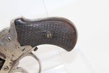 BELGIAN Antique Mini “British Bull-Dog” Revolver - 2 of 13