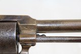 Neat BELGIAN Antique ALL BRASS 8mm Revolver - 5 of 9