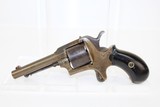 Neat BELGIAN Antique ALL BRASS 8mm Revolver - 6 of 9