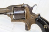 Neat BELGIAN Antique ALL BRASS 8mm Revolver - 8 of 9
