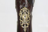 “1745” Dated EUROPEAN Antique FLINTLOCK Pistol - 6 of 17