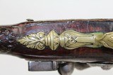 “1745” Dated EUROPEAN Antique FLINTLOCK Pistol - 8 of 17