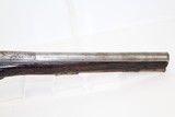 “1745” Dated EUROPEAN Antique FLINTLOCK Pistol - 4 of 17