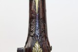 “1745” Dated EUROPEAN Antique FLINTLOCK Pistol - 10 of 17