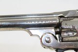 LONG Barreled S&W .32 Safety Hammerless REVOLVER - 5 of 14