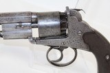 CASED, ENGRAVED Antique JOSEPH BENTLEY Revolver - 5 of 17
