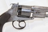 CASED, ENGRAVED Antique JOSEPH BENTLEY Revolver - 14 of 17