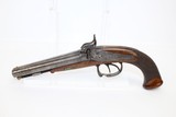 BOHEMIAN Antique DOUBLE BARREL Pistol by WIESNER - 1 of 12