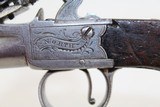 BRACE of BRITISH Antique FLINTLOCK .44 Cal Pistols - 6 of 25