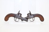BRACE of British Antique RICHARD BOOTH Pistols - 1 of 22