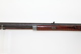 HEAVY BARREL Antique PLAINS Rifle in .50 CALIBER - 10 of 11