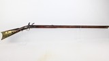 SIGNED Antique Full-Stock FLINTLOCK Long Rifle - 2 of 13