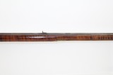 SIGNED Antique Full-Stock FLINTLOCK Long Rifle - 5 of 13