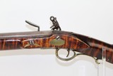 SIGNED Antique Full-Stock FLINTLOCK Long Rifle - 11 of 13