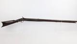 Maker Marked ANTIQUE Percussion AMERICAN LONG RIFLE - 2 of 12
