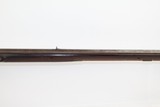 Maker Marked ANTIQUE Percussion AMERICAN LONG RIFLE - 5 of 12