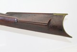 Maker Marked ANTIQUE Percussion AMERICAN LONG RIFLE - 9 of 12