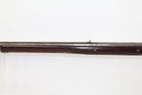 Maker Marked ANTIQUE Percussion AMERICAN LONG RIFLE - 11 of 12