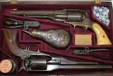 CASED Pair of Antique REMINGTON ARMY-NAVY Revolver - 1 of 23