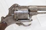 SPANISH Antique UNZUETA F HIJOS Pinfire Revolver - 9 of 10