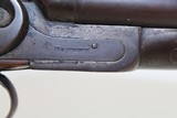 ?BELGIAN “T. BARKER” Double Barrel Hammer Shotgun - 14 of 20
