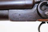?BELGIAN “T. BARKER” Double Barrel Hammer Shotgun - 7 of 20