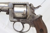 BELGIAN Antique “EUREKA BULL DOG” Revolver - 3 of 14