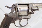 BELGIAN Antique “EUREKA BULL DOG” Revolver - 13 of 14