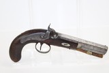 BRITISH Antique JN. WADSWORTH Belt Pistol - 1 of 10