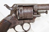 BELGIAN Antique “British Bull-Dog” Style Revolver - 11 of 12
