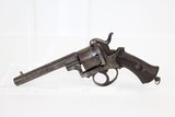 BELGIAN Antique PINFIRE Revolver - 1 of 9