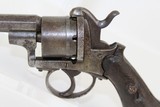 BELGIAN Antique PINFIRE Revolver - 3 of 9