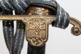 WWII Antique Nazi Third Reich German Officer Sword - 12 of 16