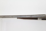 Engraved BELGIAN Double Barrel SxS Hammer Shotgun - 5 of 15