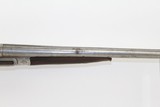 Engraved BELGIAN Double Barrel SxS Hammer Shotgun - 14 of 15
