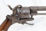Nice EUROPEAN Antique 7.65mm PINFIRE Revolver - 8 of 9