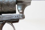 ENGRAVED European IVORY GRIP 11mm PINFIRE Revolver - 8 of 13