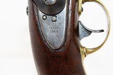 ANTEBELLUM Antique Henry ASTON 1842 DRAGOON Pistol - 6 of 14