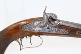 Nicely ENGRAVED “Weiland” Percussion Target Pistol - 3 of 13