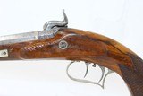 Nicely ENGRAVED “Weiland” Percussion Target Pistol - 12 of 13
