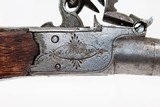 “LONDON” Marked Antique FLINTLOCK Pocket Pistol - 6 of 10