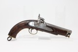 BRITISH Antique “COAST GUARD” Single Shot Pistol - 1 of 12