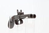 1850s EUROPEAN Antique SxS Double Barrel Pistol - 5 of 11