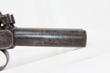 1850s EUROPEAN Antique SxS Double Barrel Pistol - 11 of 11