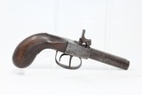 1850s EUROPEAN Antique SxS Double Barrel Pistol - 8 of 11