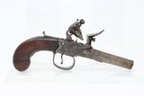 “P. BOND” Marked Antique FLINTLOCK Pocket Pistol - 8 of 11